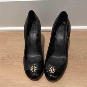 Tory Burch Black and Gold Women's Shoes